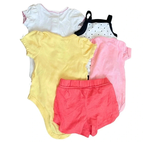 Adorable Baby Girls’ Bodysuits and Shorts Bundle,Circo, Small Wonders, Old Navy, - Picture 3 of 4